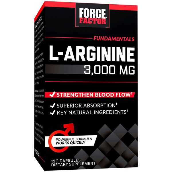 Force Factor L-Arginine 3000 (150 caps) > İdman qidaları > Amin turşuları > 