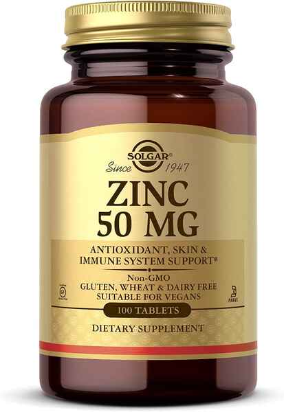 Solgar Zinc 50 mg (100 tab) > İdman qidaları > Витамины и минералы > 