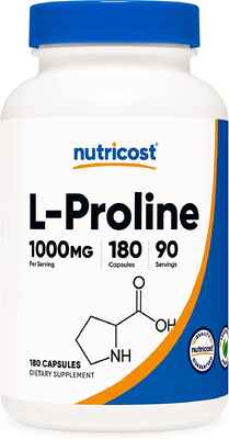 Nutricost L-Proline (90 caps) > Amin turşuları > 