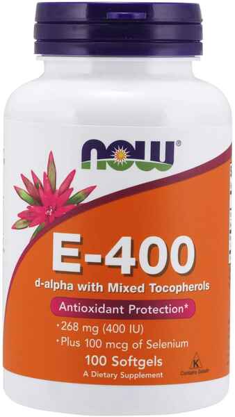 Now E-400 (100 softgels) > İdman qidaları > Vitamin və minerallar > 