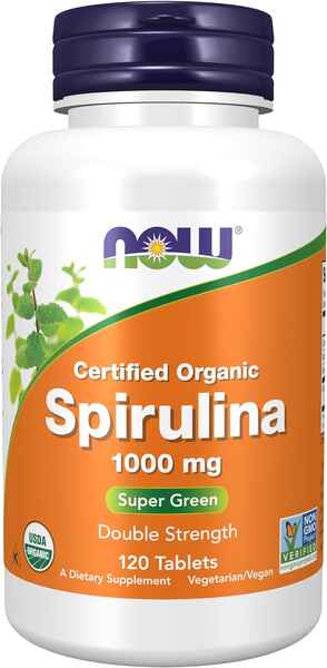 Now Spirulina (1000 mg) - 120 tab > İdman qidaları > Vitamin və minerallar > NOW