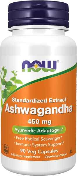 NOW Ashwagandha (450 mg) - 90 caps > İdman qidaları > Vitamin və minerallar > NOW