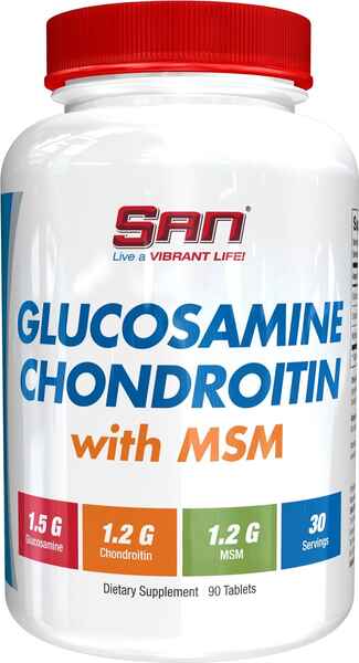 SAN Glucosamine Chondroitin with MSM (90 tab) > İdman qidaları > Vitamin və minerallar > 