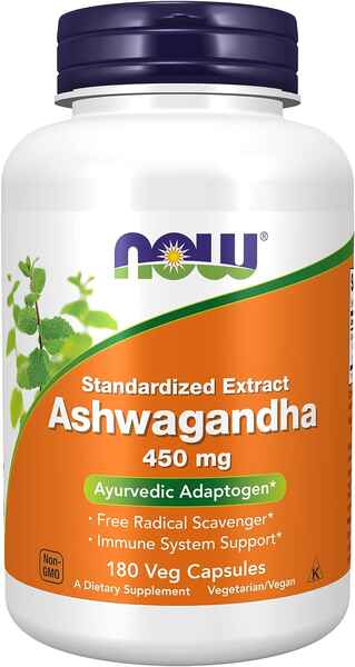 NOW Ashwagandha (450 mg) - 180 caps > İdman qidaları > Vitamin və minerallar > NOW