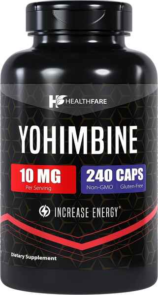 Healthfare Yohimbine (10 mg) - 240 caps > İdman qidaları > Yağ yandıranlar > 