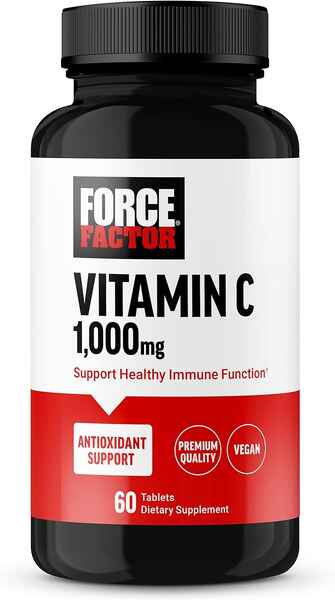 Force Factor Vitamin C (1000 mg) - 60 Tablets > İdman qidaları > Vitamin və minerallar > 