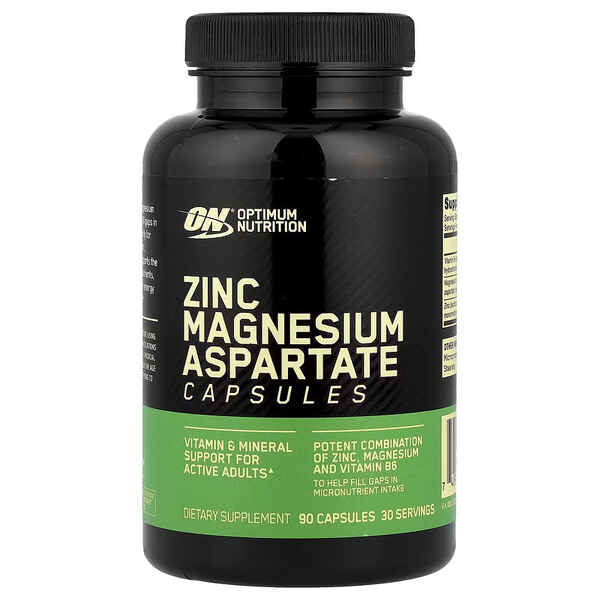 Optimum Nutrition Zinc Magnesium Aspartate (90 caps) > İdman qidaları > Vitamin və minerallar > Optimum Nutrition